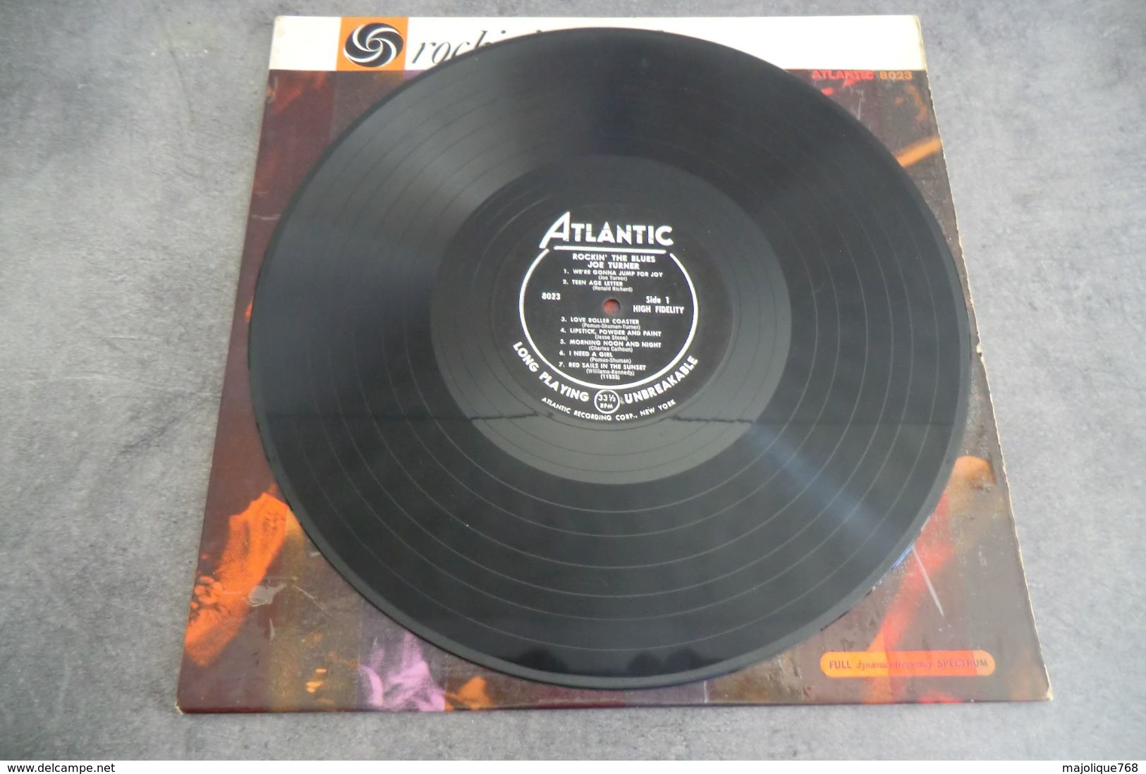 Disque - Joe Turner - Rocking The Blues - Atlantic 8023 - 1958 US - - Blues