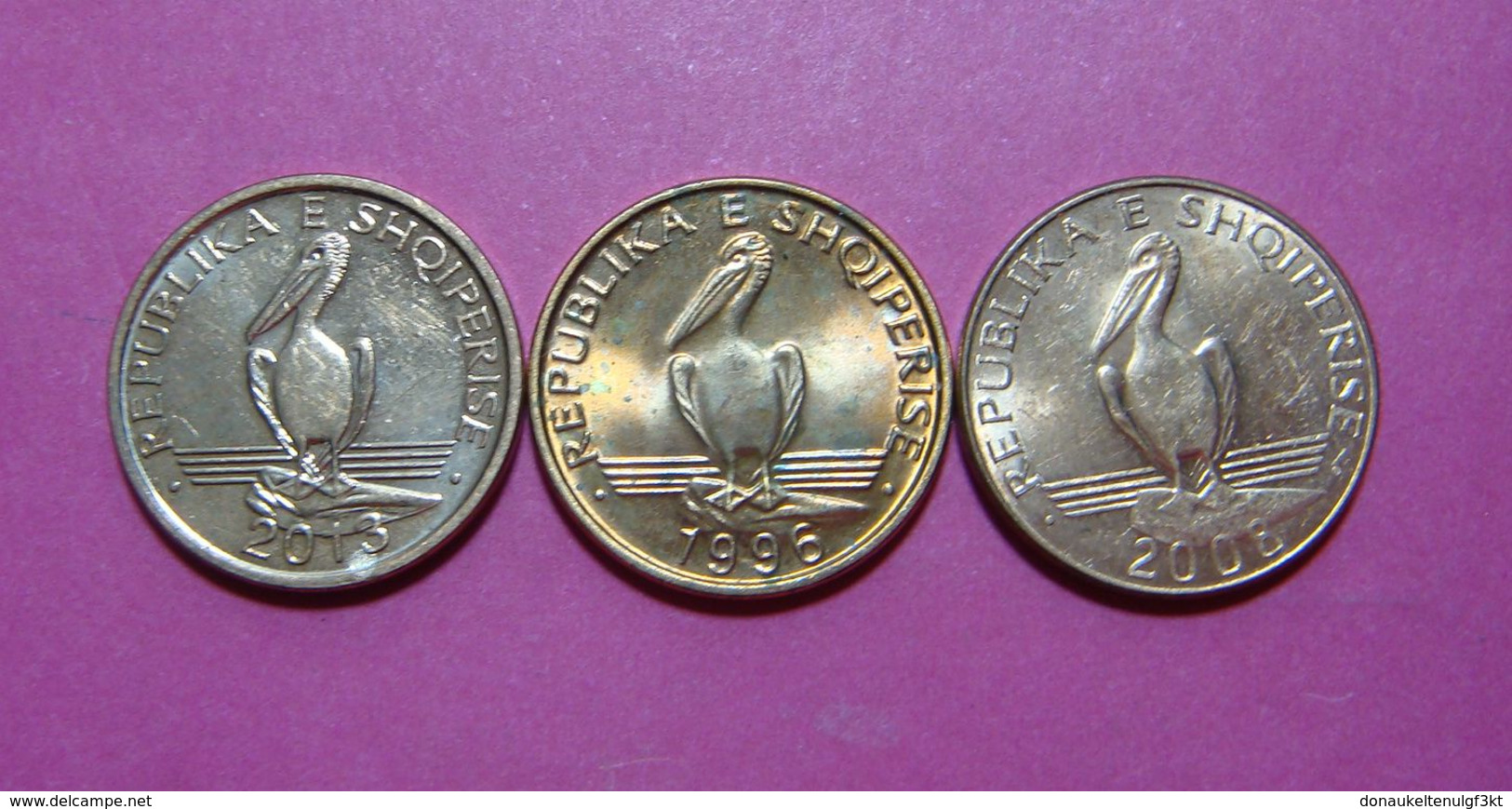 Albania  Lot 3 X 1 Lek 1996, 2008, 2013 High Quality - Albania