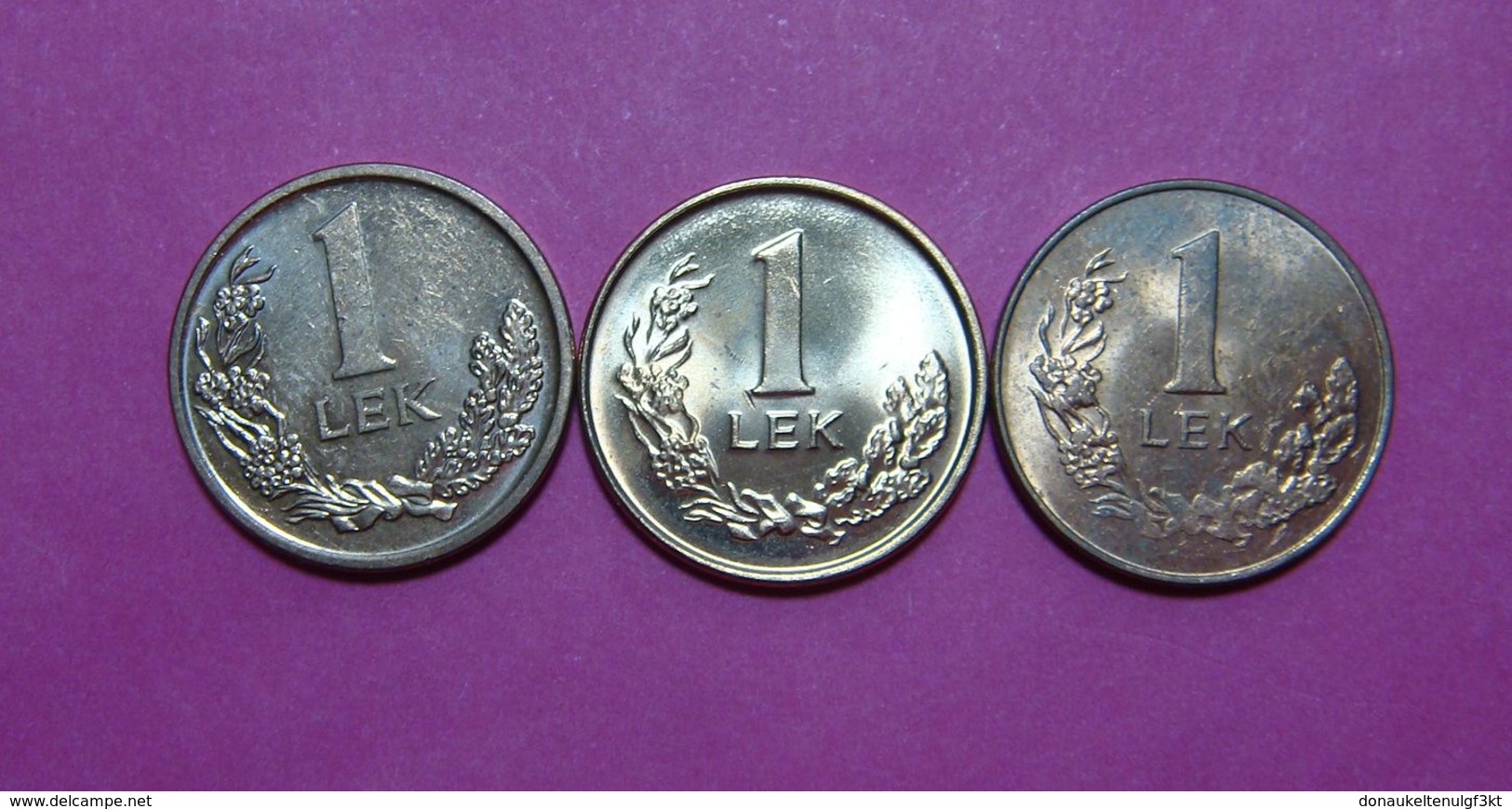 Albania  Lot 3 X 1 Lek 1996, 2008, 2013 High Quality - Albania