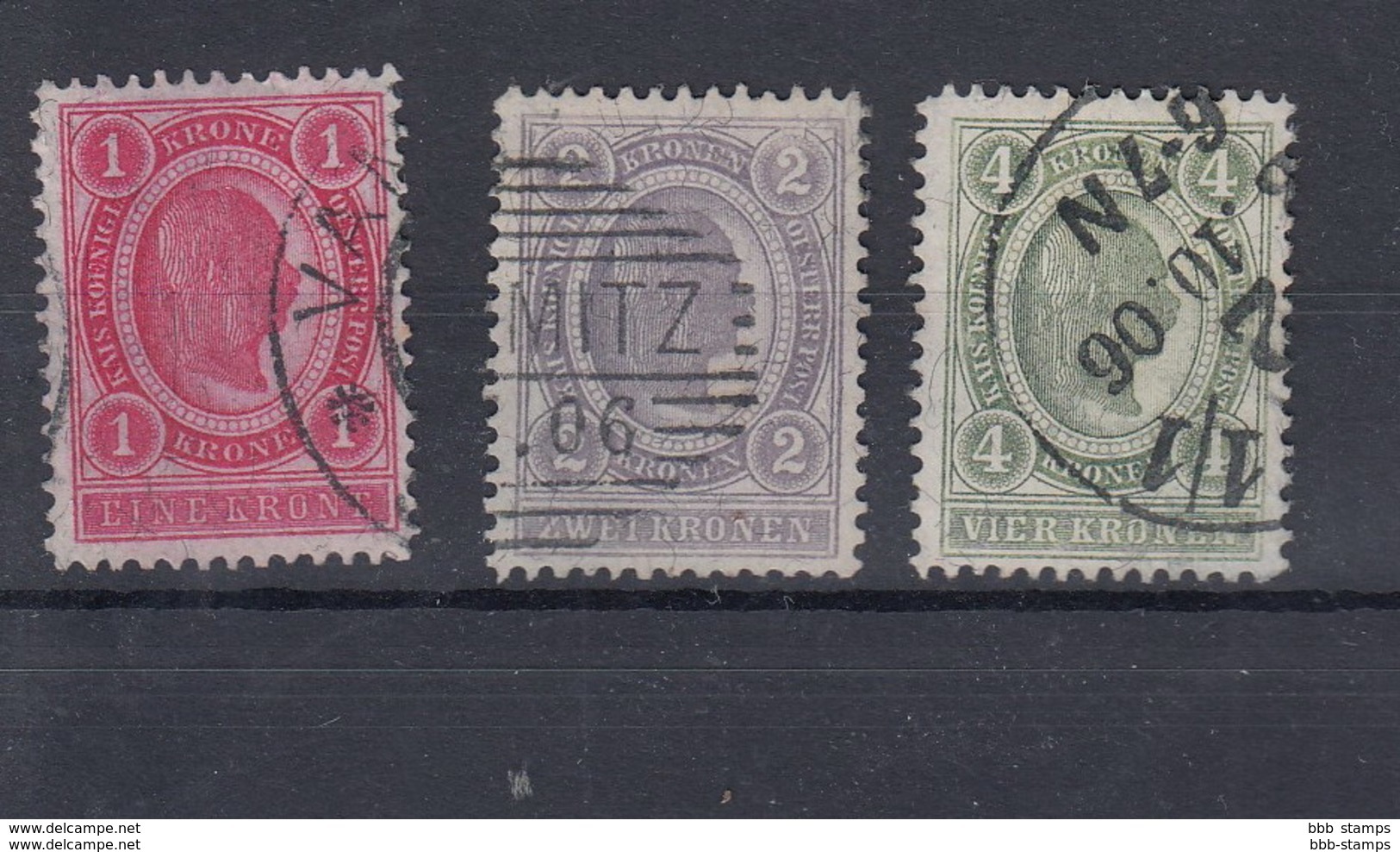 Österreich Michel Cat.No.  Used 81/83 - Used Stamps