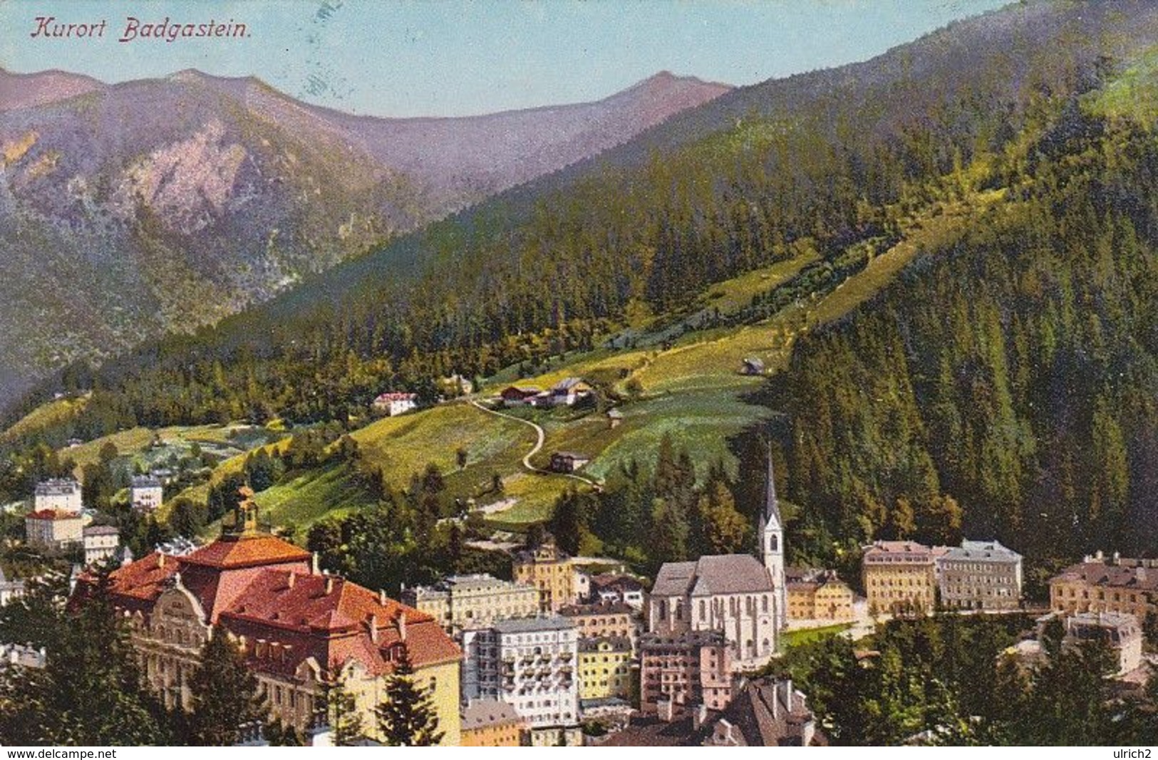 AK Kurort Badgastein - 1912  (51398) - Bad Gastein