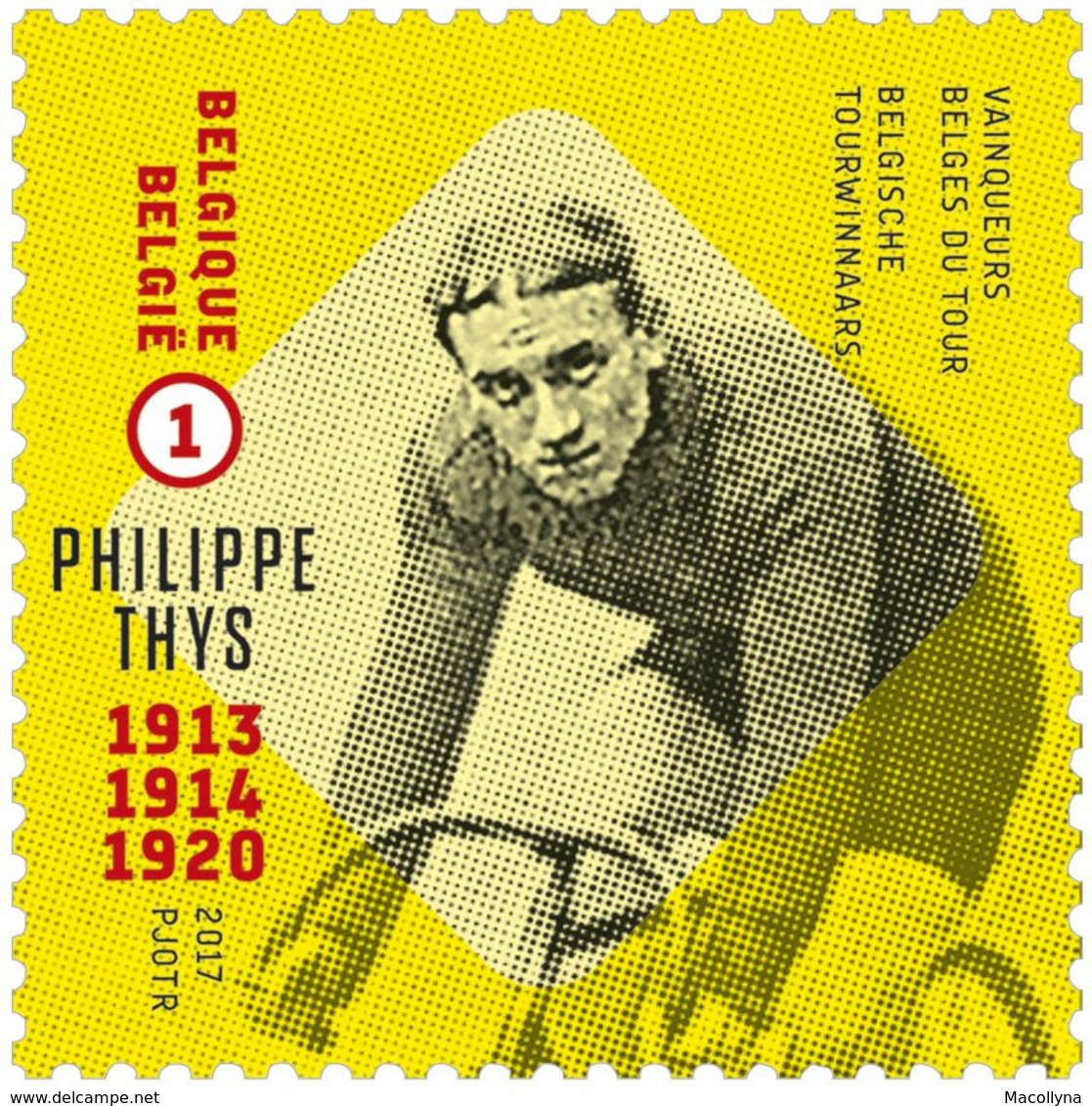 Blok 252** De 10 Belgische Toerwinnaars -  Les Dix Vainqueurs Belges Du Tour De France**  Sheet / Bloc - Ongebruikt