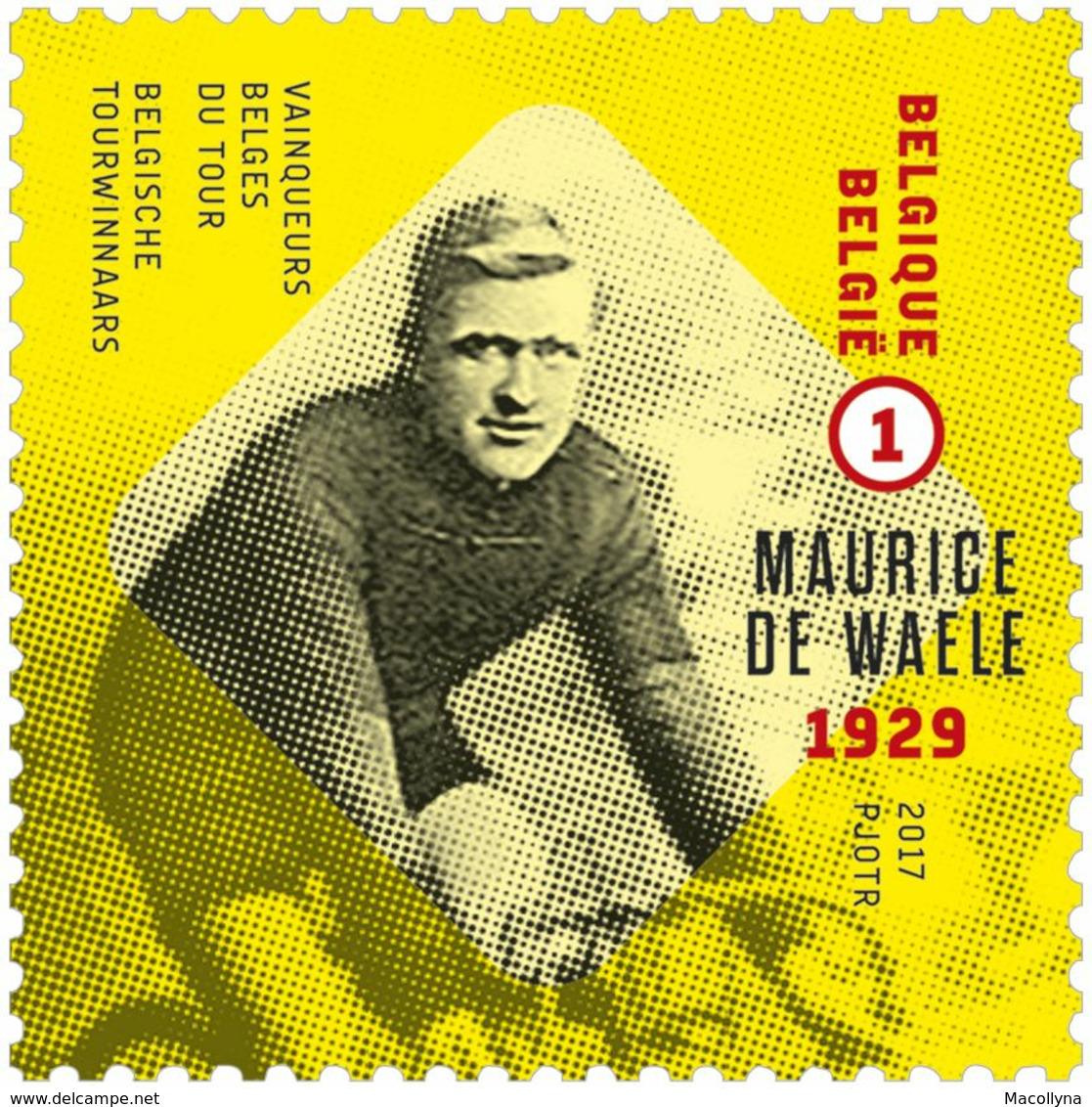 Blok 252** De 10 Belgische Toerwinnaars -  Les dix vainqueurs Belges du Tour de France**  Sheet / Bloc