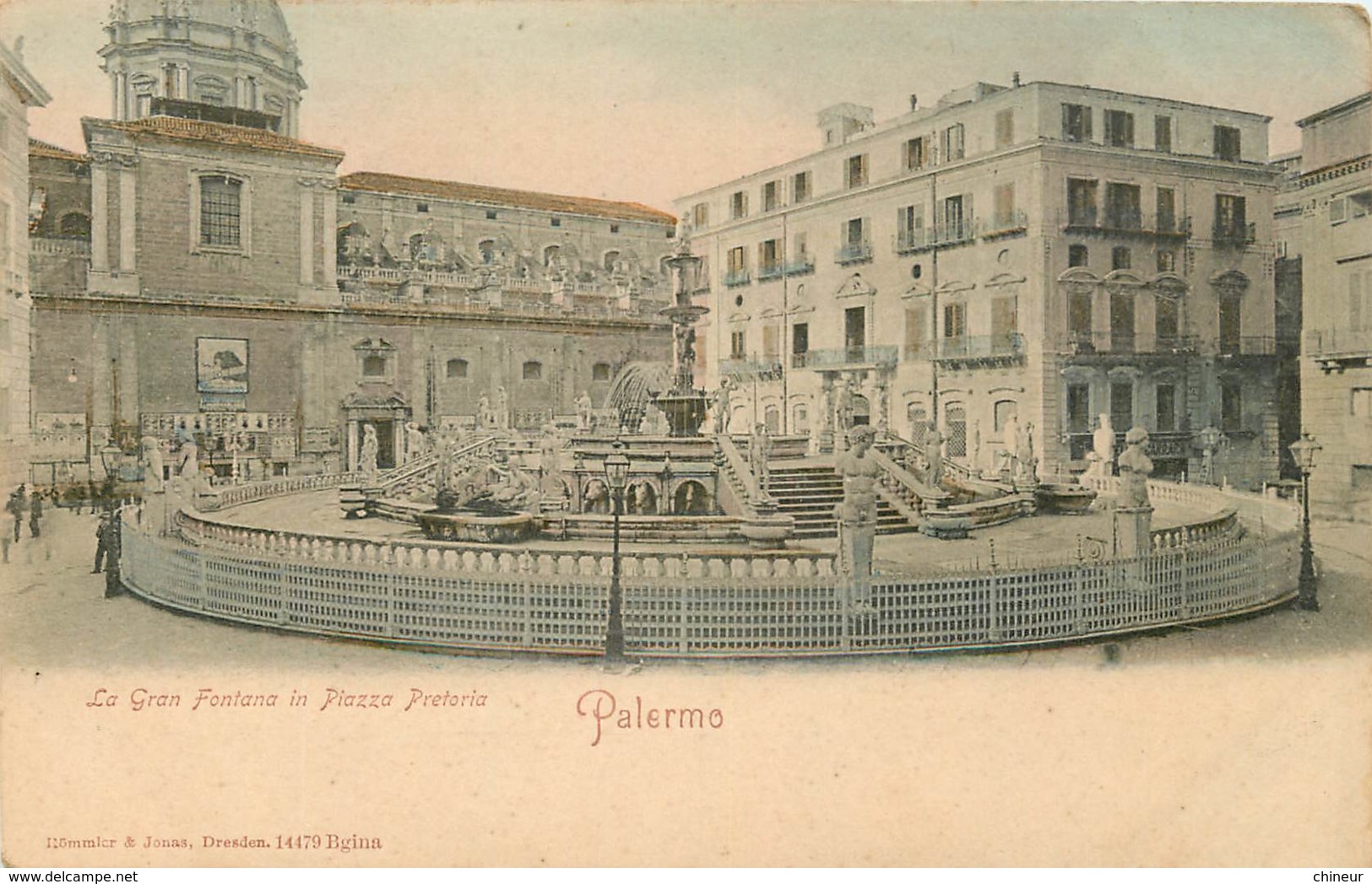 ITALIE PALERMO LA GRAN FONTANA IN PIAZZA PRETORIA - Palermo