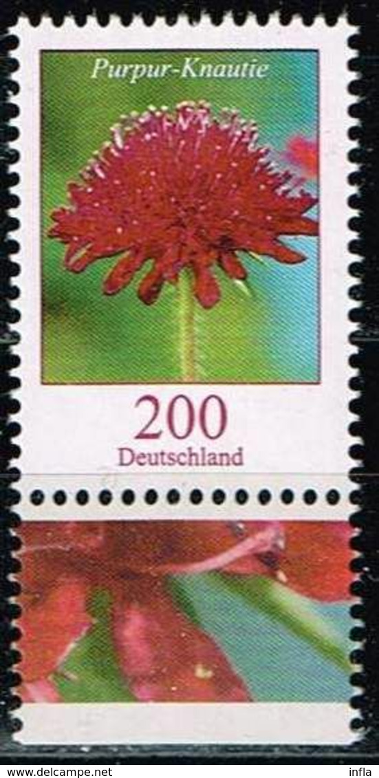 Bund 2020,Michel# 3556 ** Blumen: Purpur-Knautie - Unused Stamps