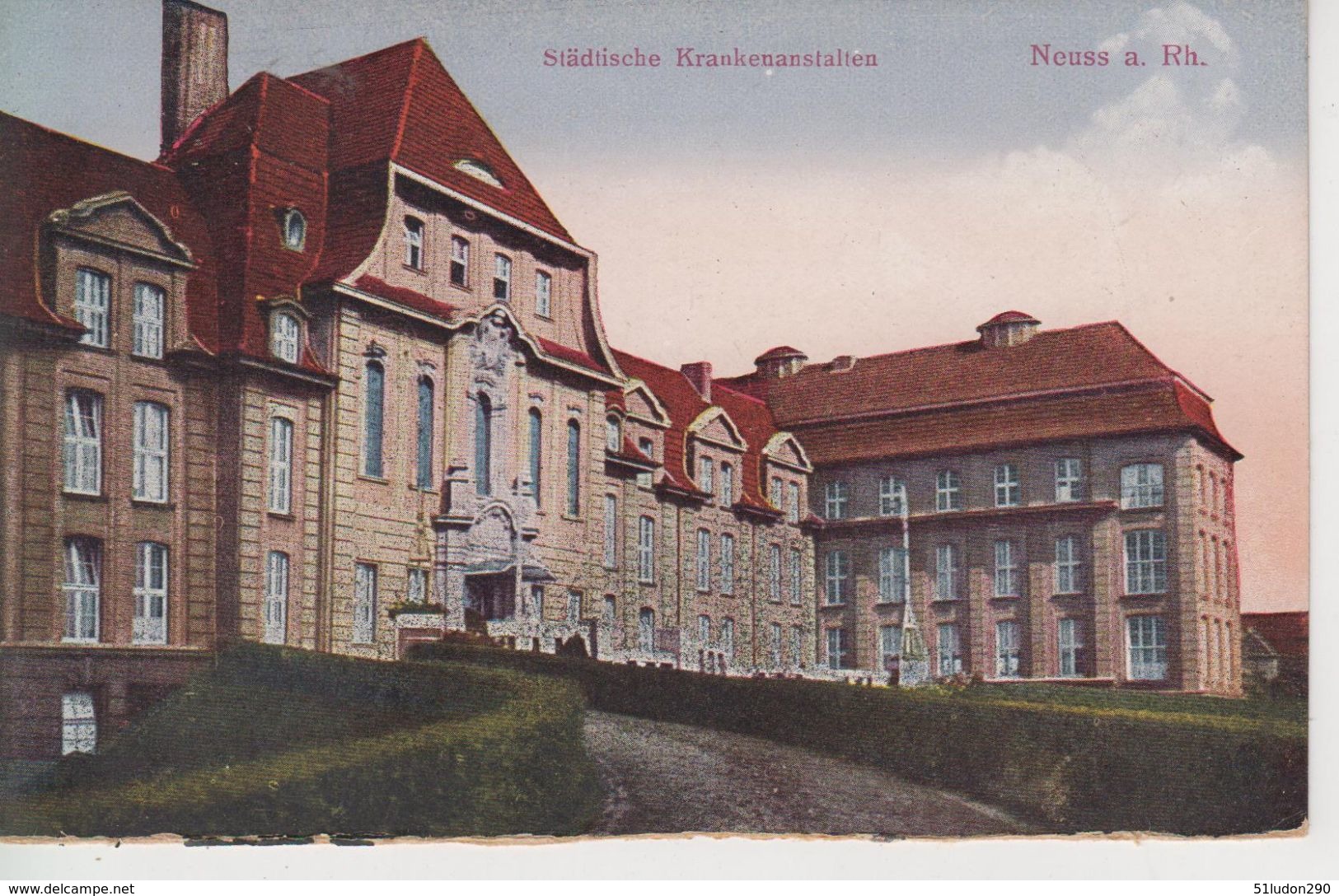 CPA Neuss A. Rh. - Städtische Krankenanstalten - Neuss