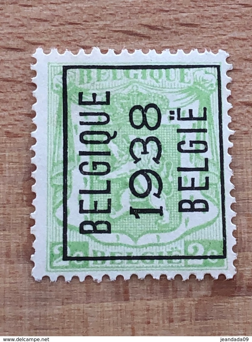 330A Belgique 1938 Belgie TB - Typo Precancels 1936-51 (Small Seal Of The State)