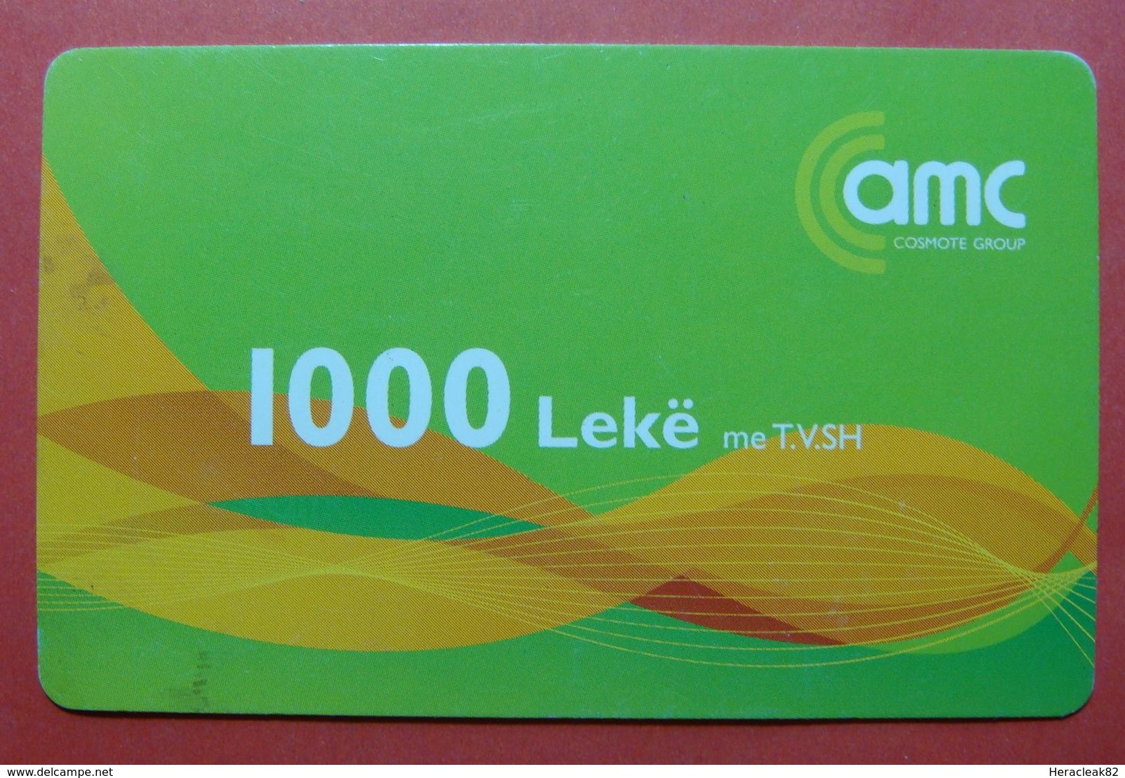 Albania Prepaid Card, Operator VODAFONE (value 1000 Leke) - Albanie