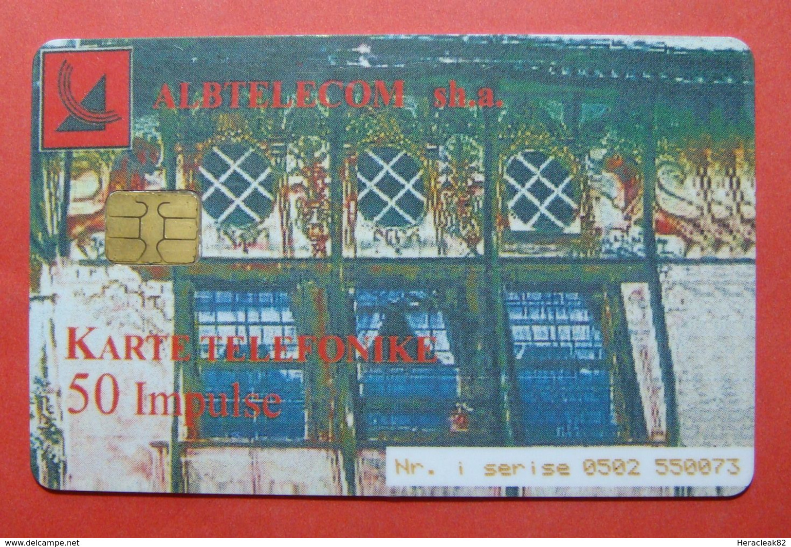 Albania Prepaid Card, Operator Albtelecom (50 Units) City Of Berat - Albania