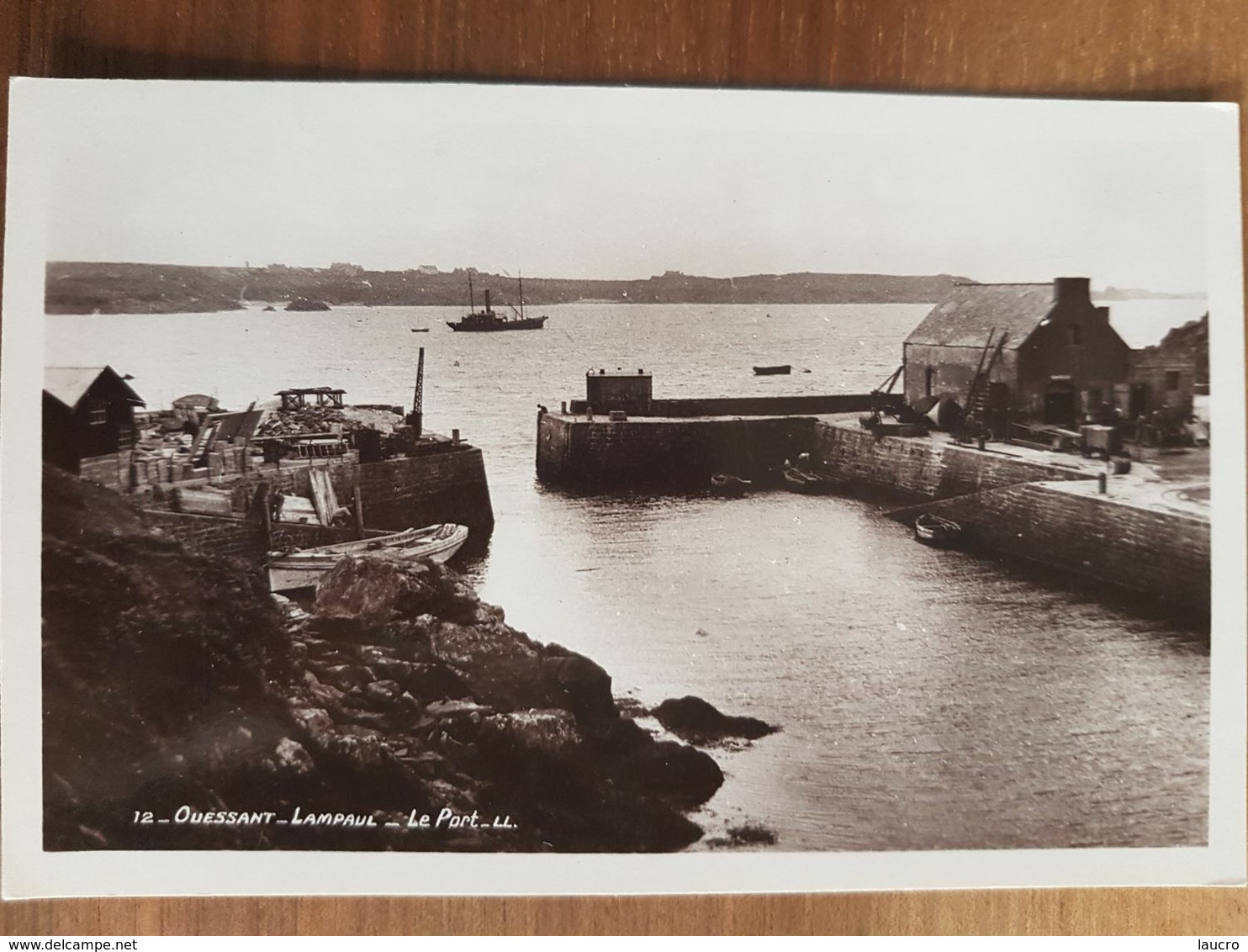 Île D'ouessant.lampaul.le Port.LL 12 Carte Photo - Ouessant