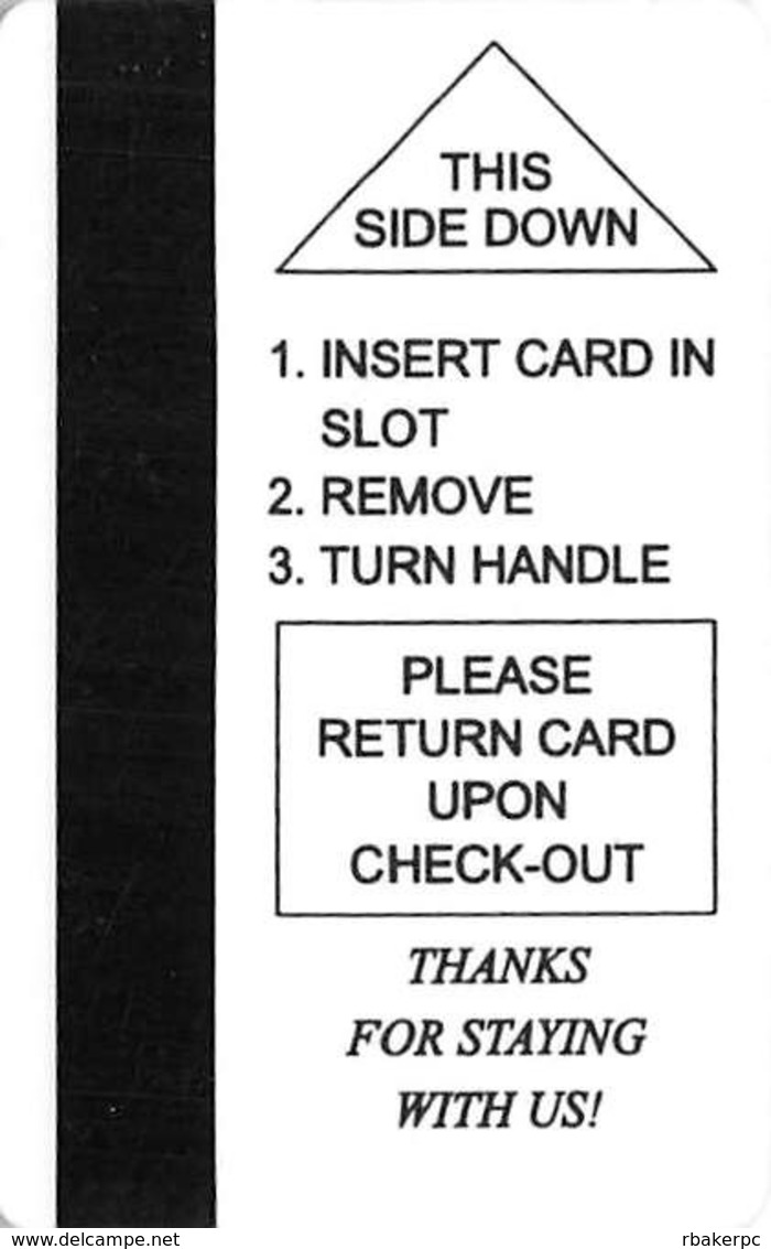 Silver Star Casino - Philadelphia, MS - Hotel Room Key Card - Hotel Keycards