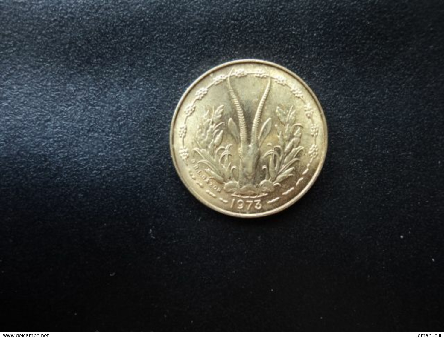 BÉNIN : ÉTATS DE L'AFRIQUE DE L'OUEST : 5 FRANCS   1973     KM 2a    NON CIRCULÉE - Benin