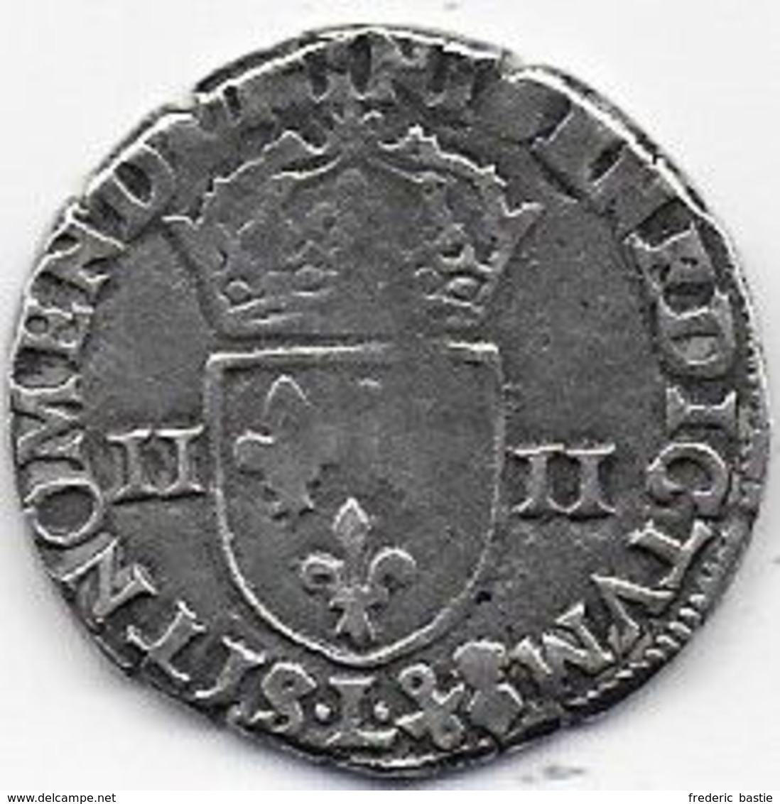 France - Henri III - Quart D'écu 1584 - Andere & Zonder Classificatie