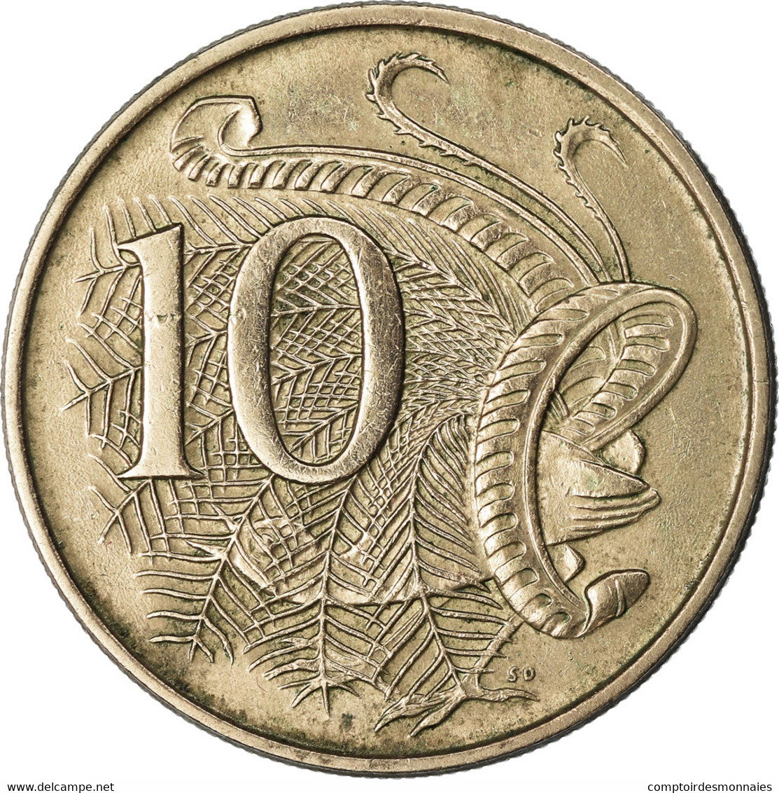 Monnaie, Australie, Elizabeth II, 10 Cents, 1968, TTB, Copper-nickel, KM:65 - 10 Cents