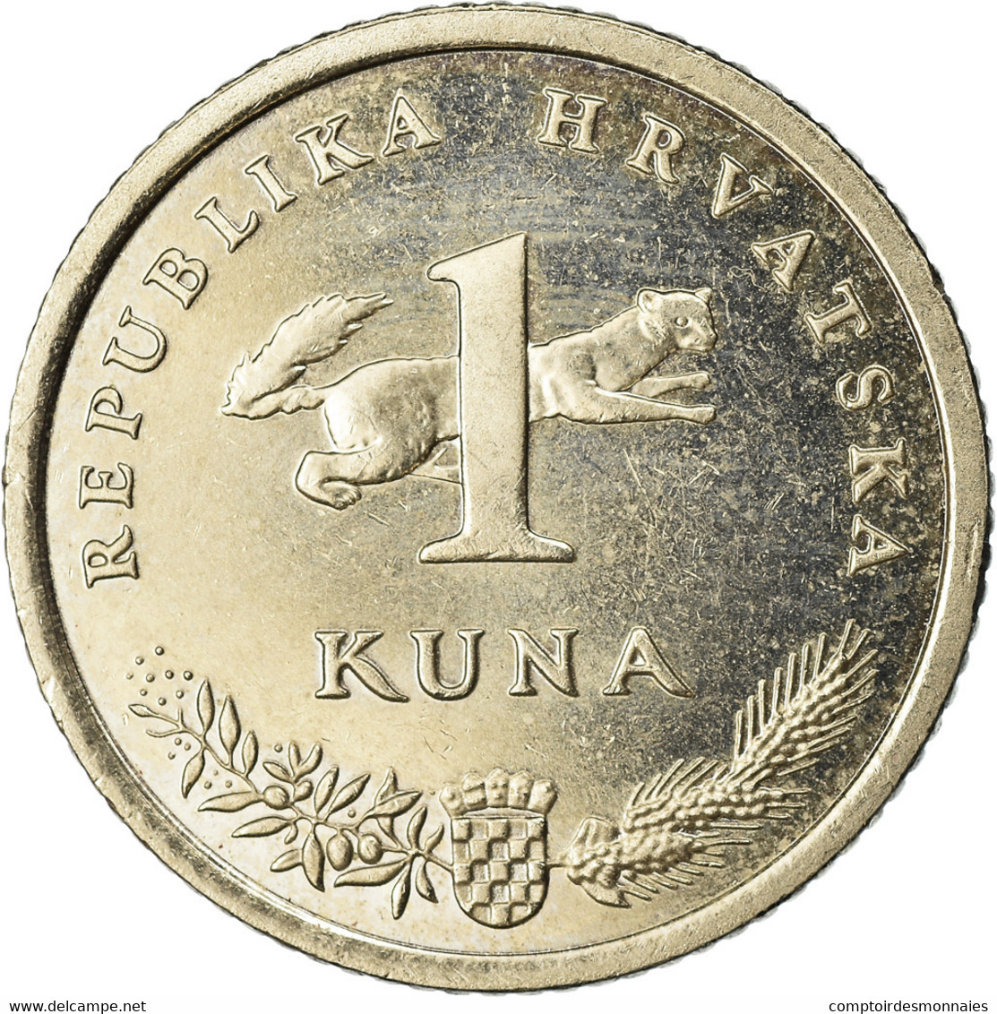 Monnaie, Croatie, Kuna, 2005, TTB+, Copper-Nickel-Zinc, KM:9.1 - Kroatië