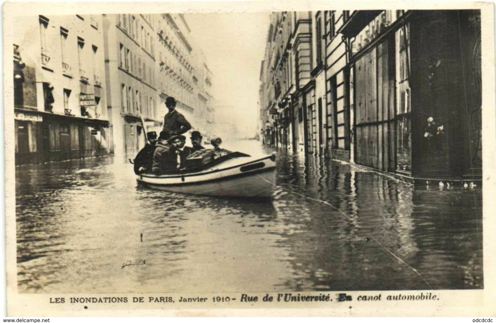 DESTOCKAGE BON LOT 100 CPA  INONDATIONS PARIS 1910   (toutes Scanées) - 100 - 499 Postcards