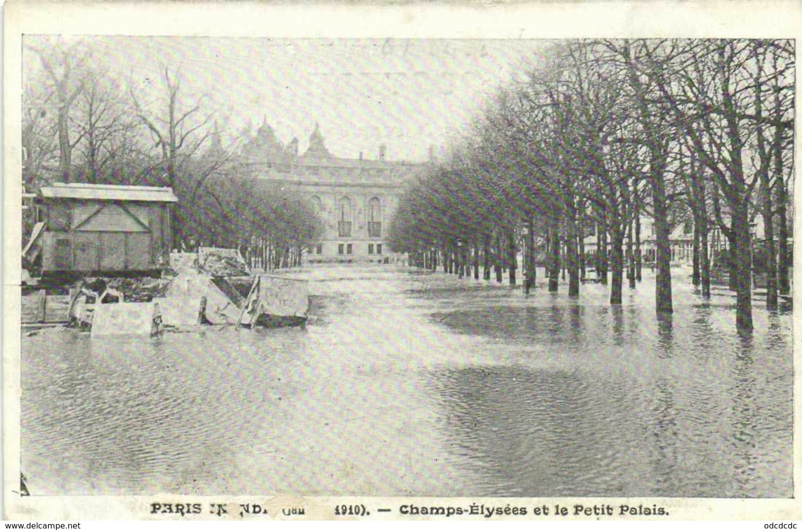 DESTOCKAGE BON LOT 100 CPA  INONDATIONS PARIS 1910   (toutes scanées)