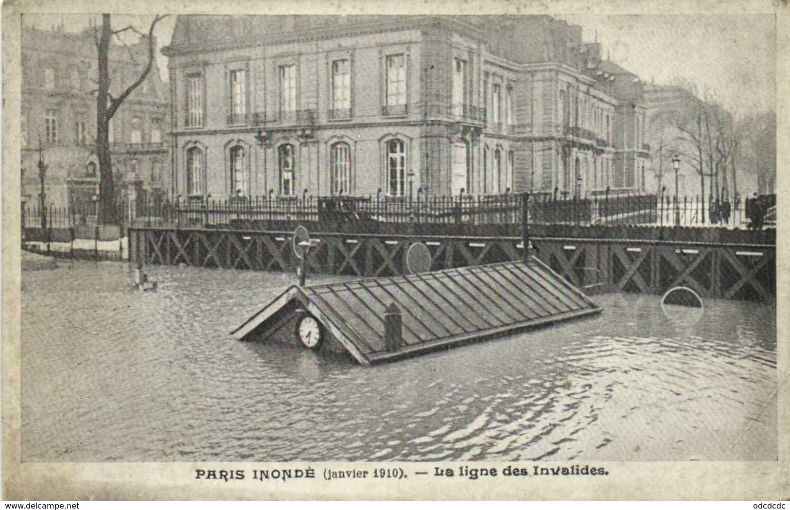 DESTOCKAGE BON LOT 100 CPA  INONDATIONS PARIS 1910   (toutes scanées)