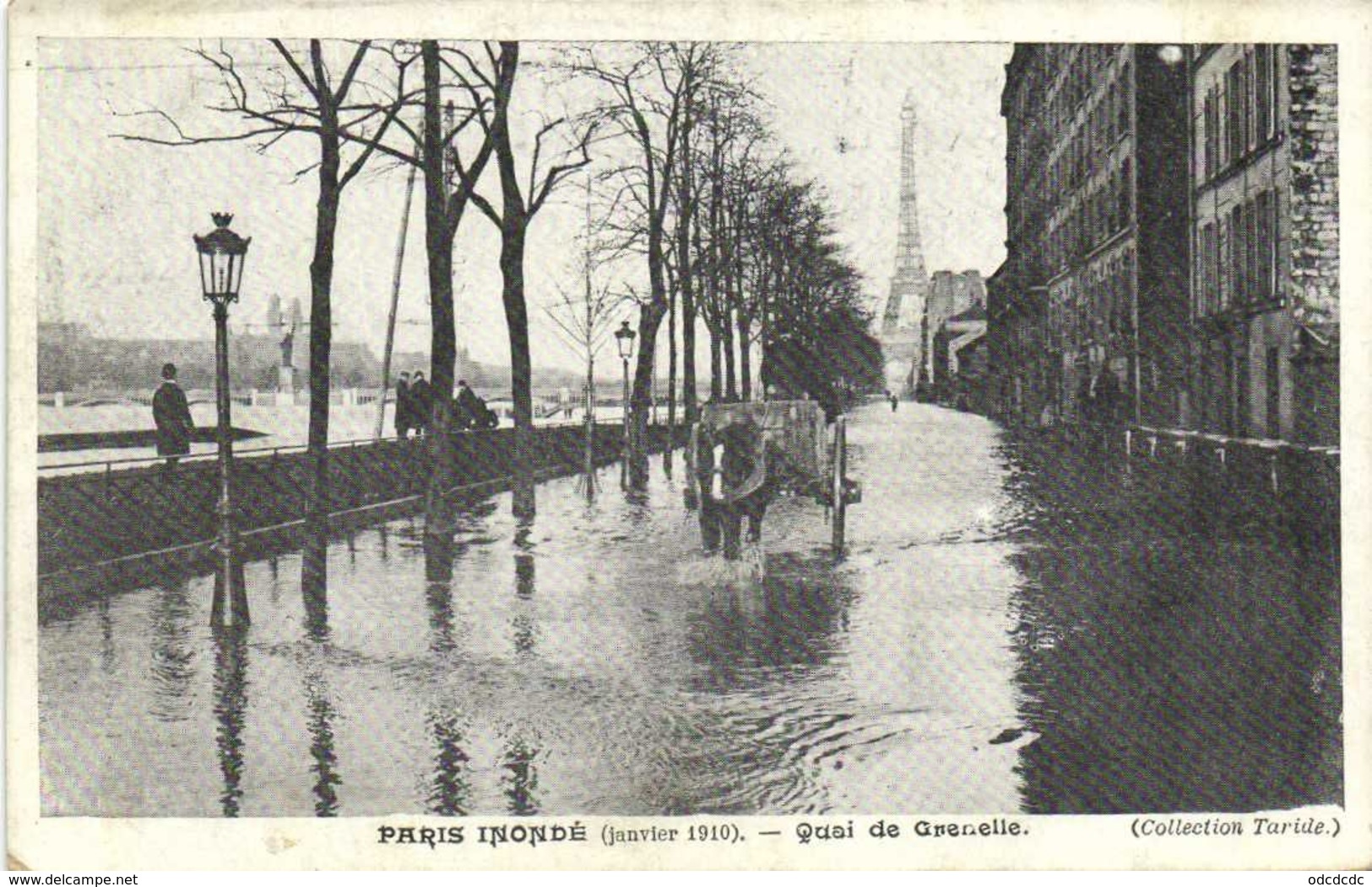 DESTOCKAGE BON LOT 100 CPA  INONDATIONS PARIS 1910   (toutes scanées)