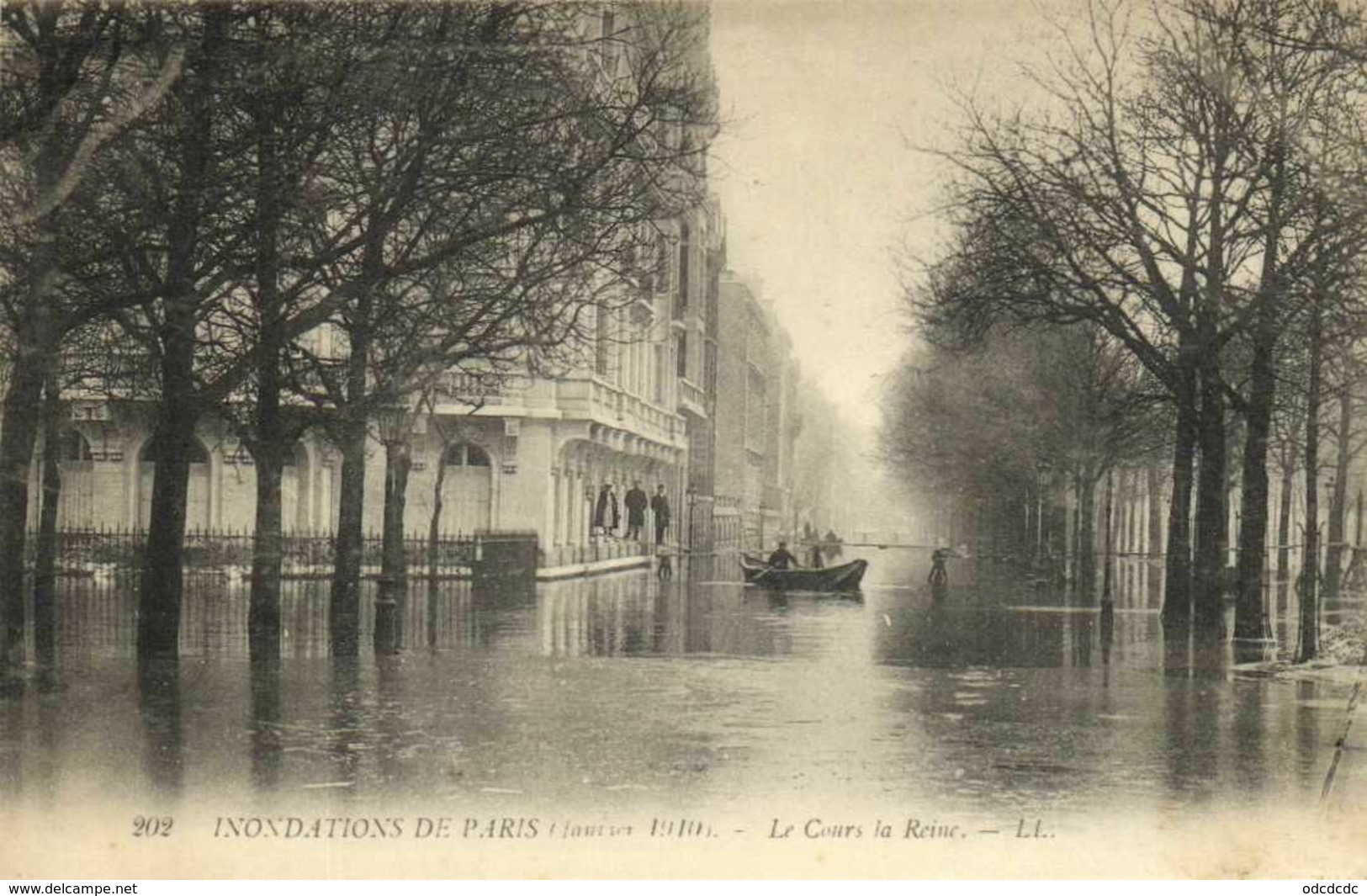 DESTOCKAGE BON LOT 100 CPA  INONDATIONS PARIS 1910   (toutes scanées)