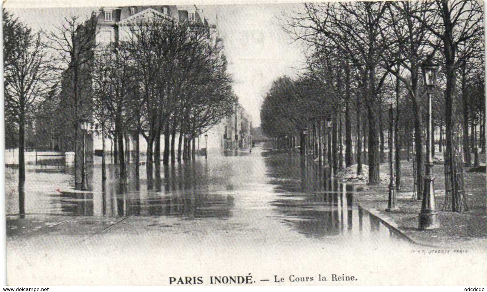 DESTOCKAGE BON LOT 100 CPA  INONDATIONS PARIS 1910   (toutes scanées)