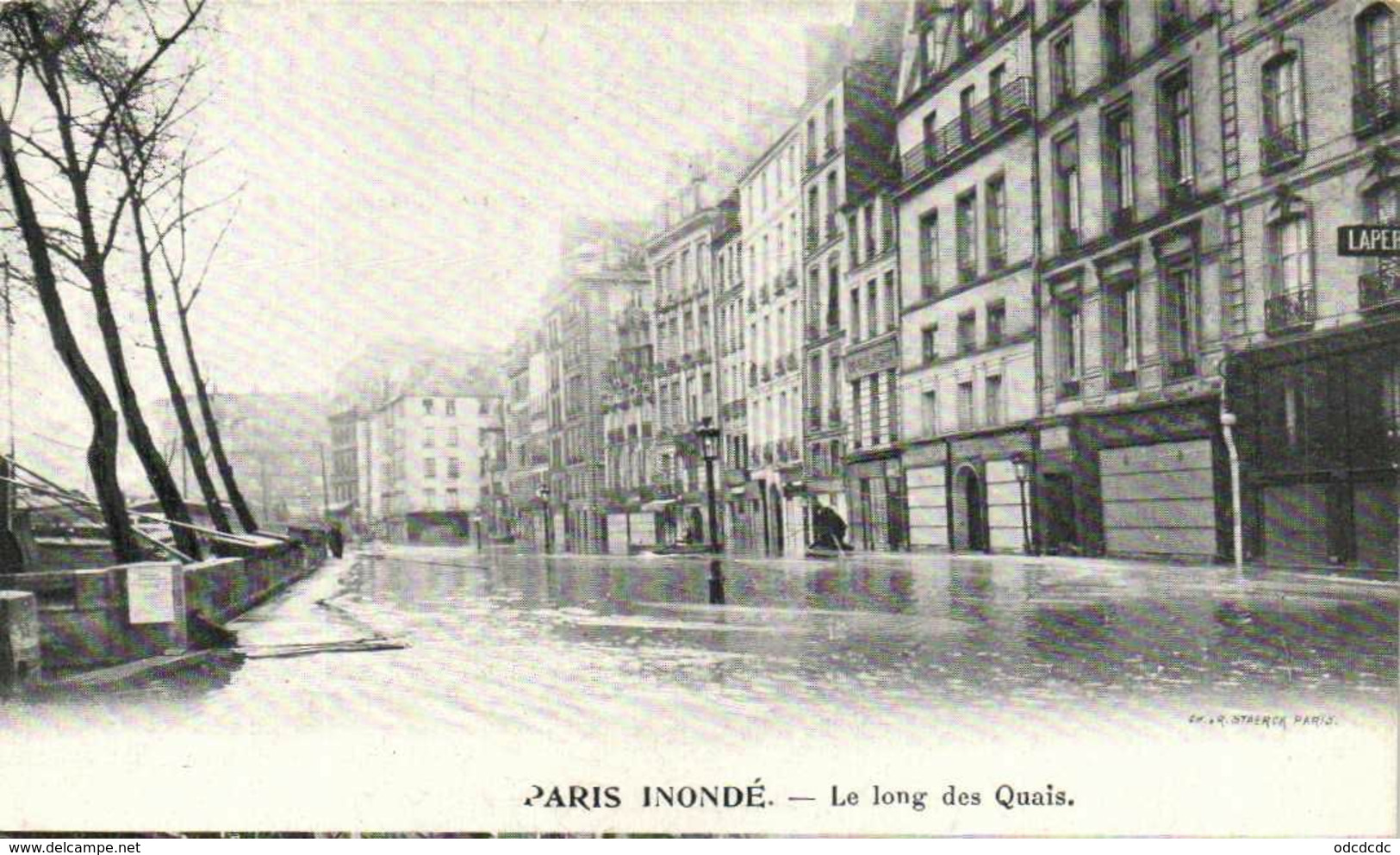 DESTOCKAGE BON LOT 100 CPA  INONDATIONS PARIS 1910   (toutes scanées)