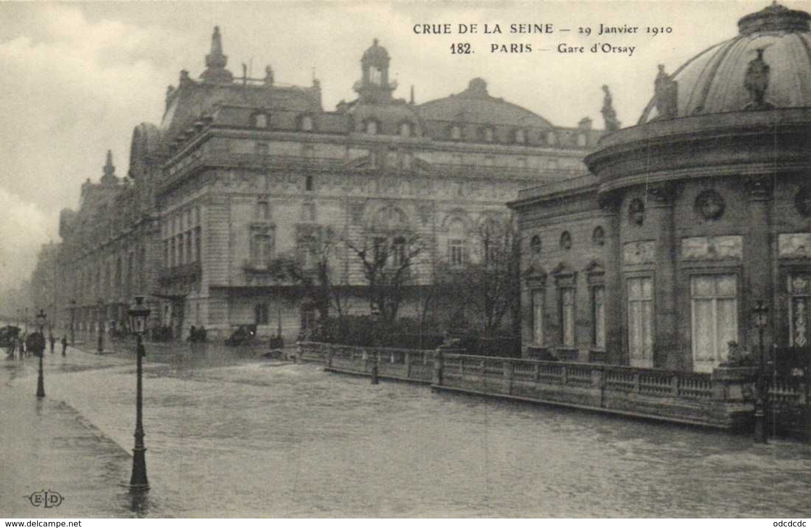 DESTOCKAGE BON LOT 100 CPA  INONDATIONS PARIS 1910   (toutes scanées)