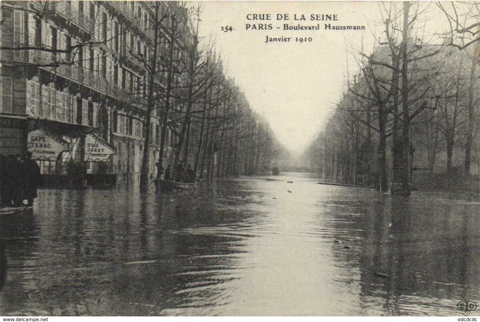 DESTOCKAGE BON LOT 100 CPA  INONDATIONS PARIS 1910   (toutes scanées)