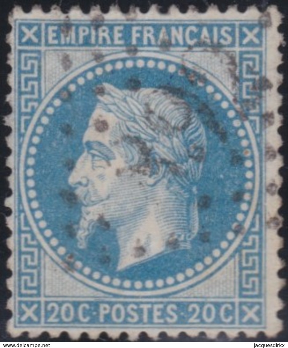 France .    Yvert       .   29A       .         O     .       Oblitéré  .   /   .   Cancelled - 1863-1870 Napoléon III Lauré