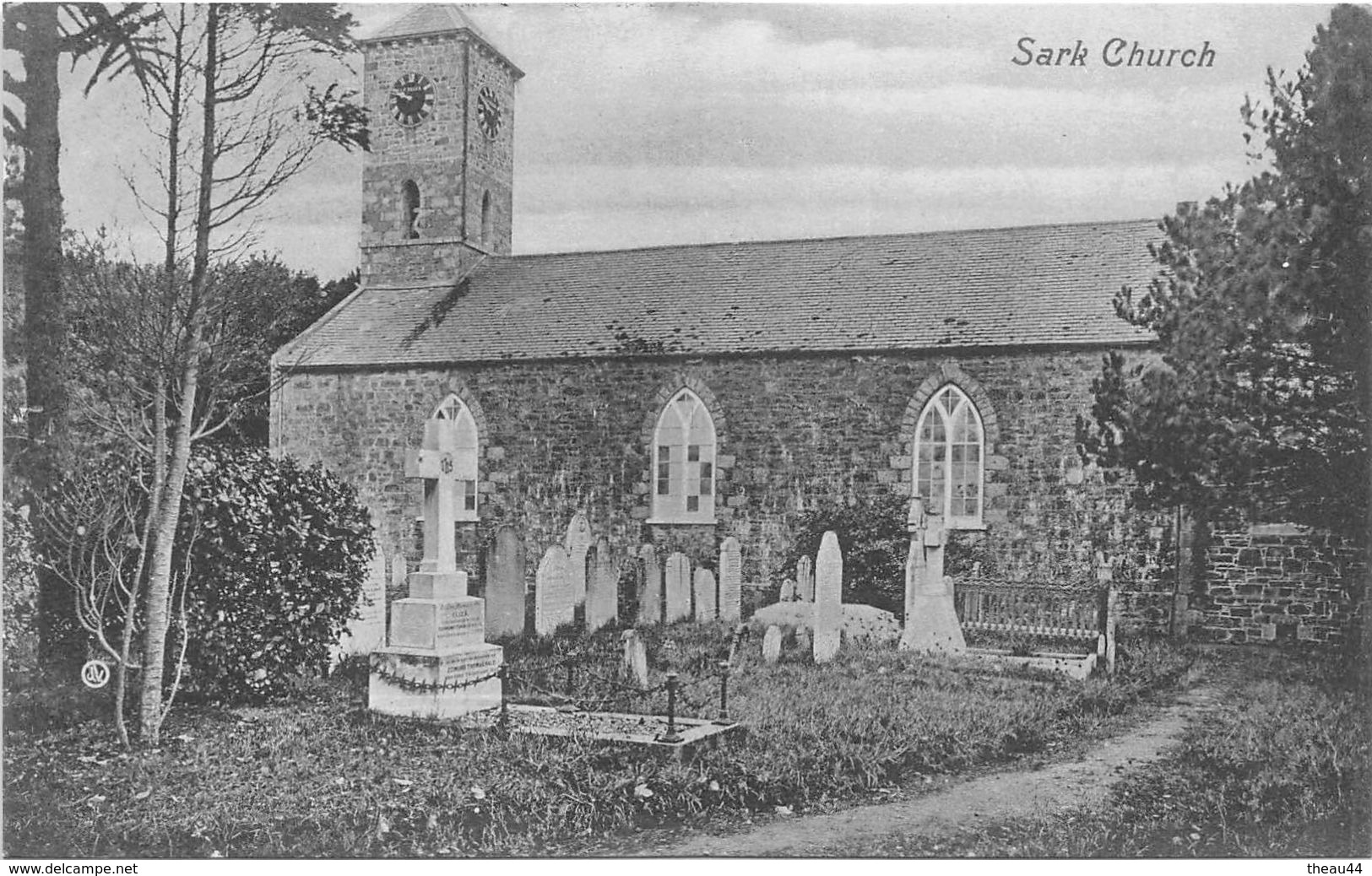 ¤¤  -   Royaume-Unis  -  SARK   -  Church   -  Intérieur De L'Eglise   -  Le Cimetière   -   ¤¤ - Sark