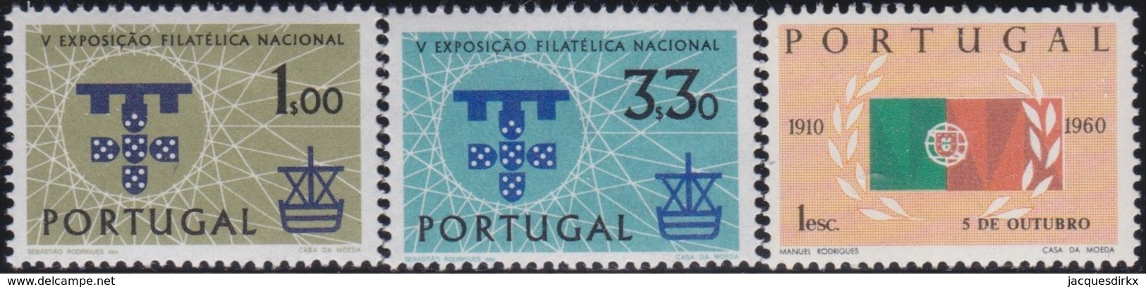Portugal    .    Yvert     .   881/883        .    **      .     Neuf SANS Charnière   .   /   .   MNH - Unused Stamps