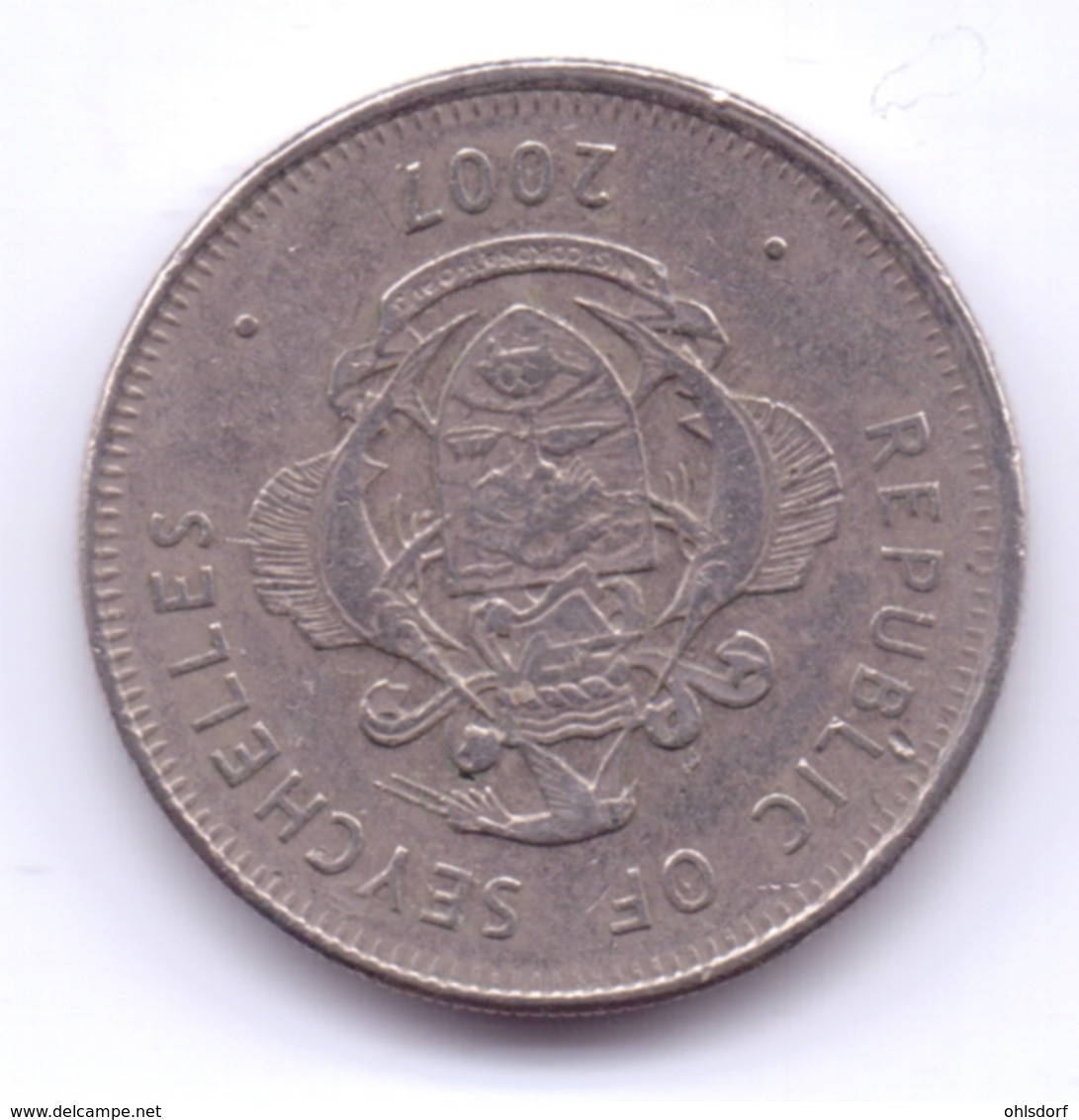 SEYCHELLES 2007: 1 Rupee, KM 50 - Seychelles