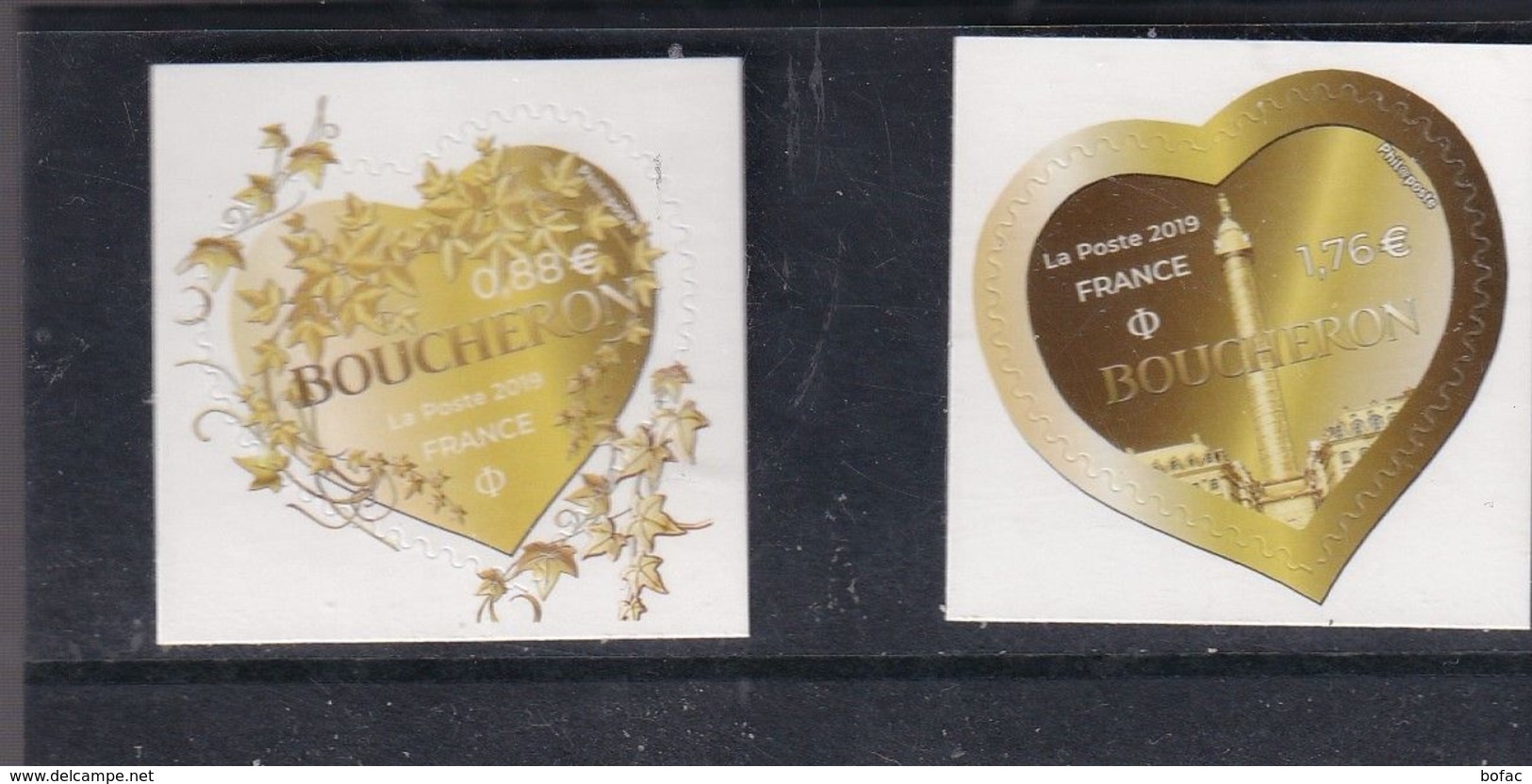 1669 1670  **  Y & T  Saint Valentin Cœur De Boucheron Timbres Réservé Pour Les Entreprises  24/51 - Other & Unclassified