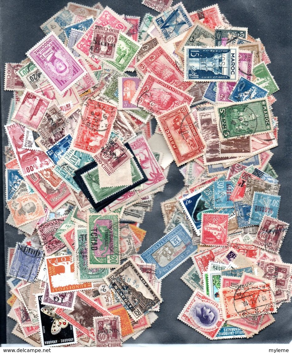 H102 Magnifique Variété De Côte D'Ivoire PA N° 3a ** + Pochette 500 Timbres Des Anciennes Colonies - Colecciones (en álbumes)