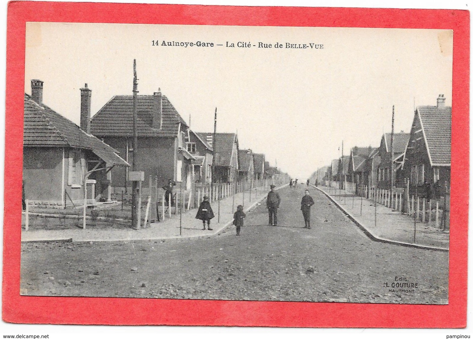 59 AULNOYE GARE - La Cité - Rue De Belle Vue - Animée - Aulnoye