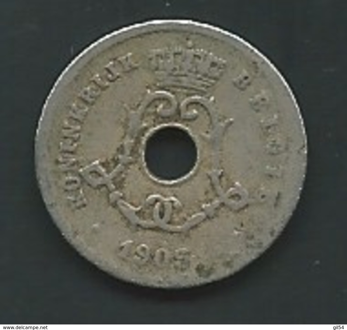 Belgique   -  Belgium 5 Centimes 1905   Pieb 24406 - 5 Cents