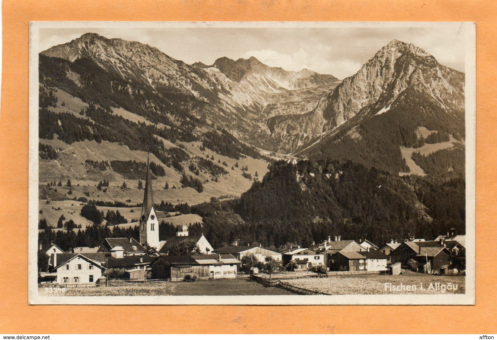 Fischen Im Allgäu Germany 1933 Postcard - Fischen