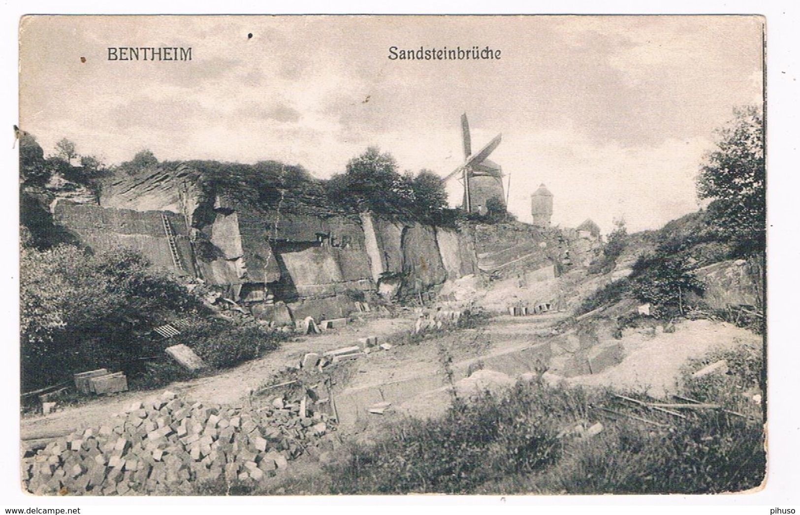 D-11275  BAD BENTHEIM : Sandsteinbrüche ( Windmill, Molen ) - Bad Bentheim