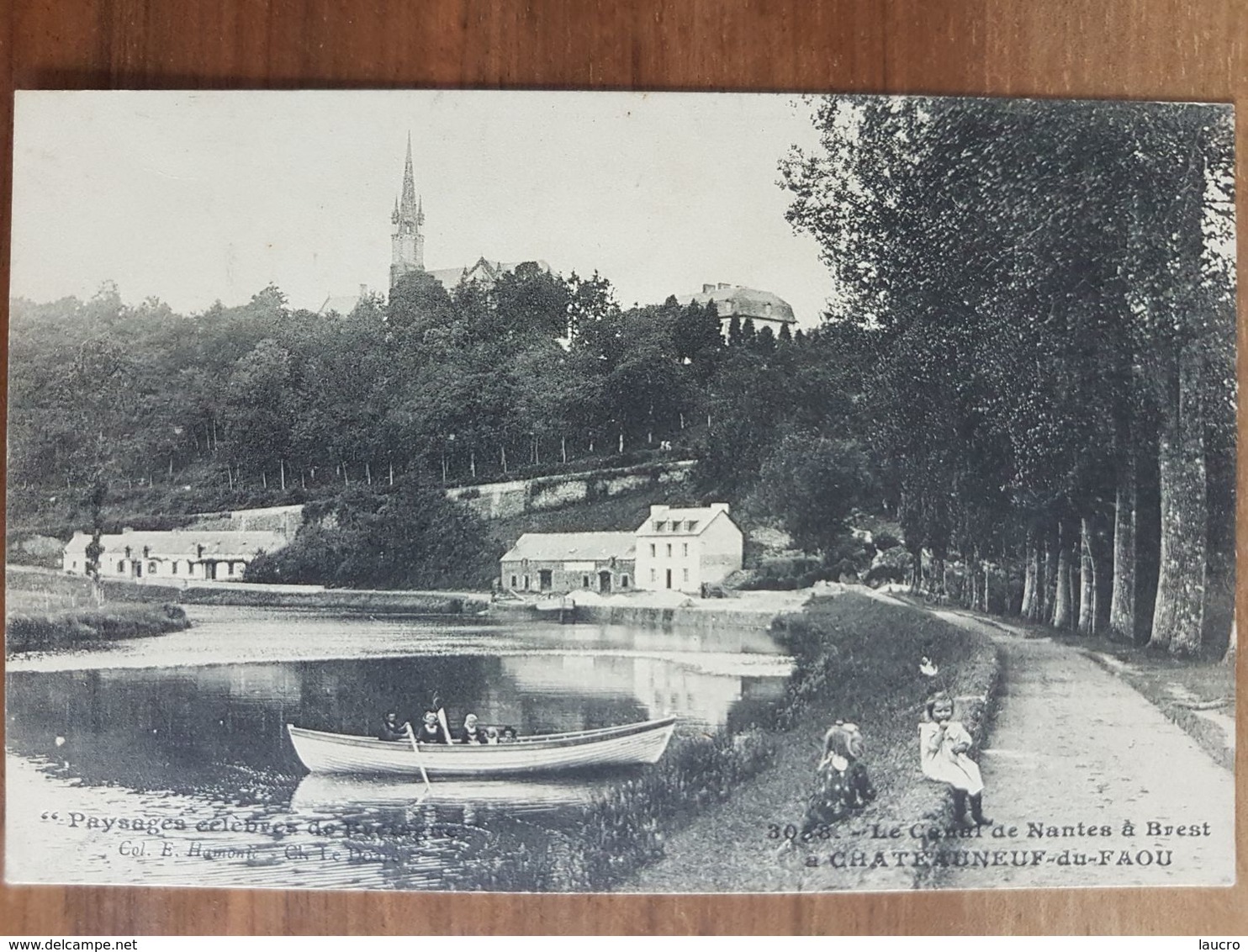 Chateauneuf Du Faou.le Canal De Nantes à Brest.édition Hamonic Le Doaré 3058 - Châteauneuf-du-Faou