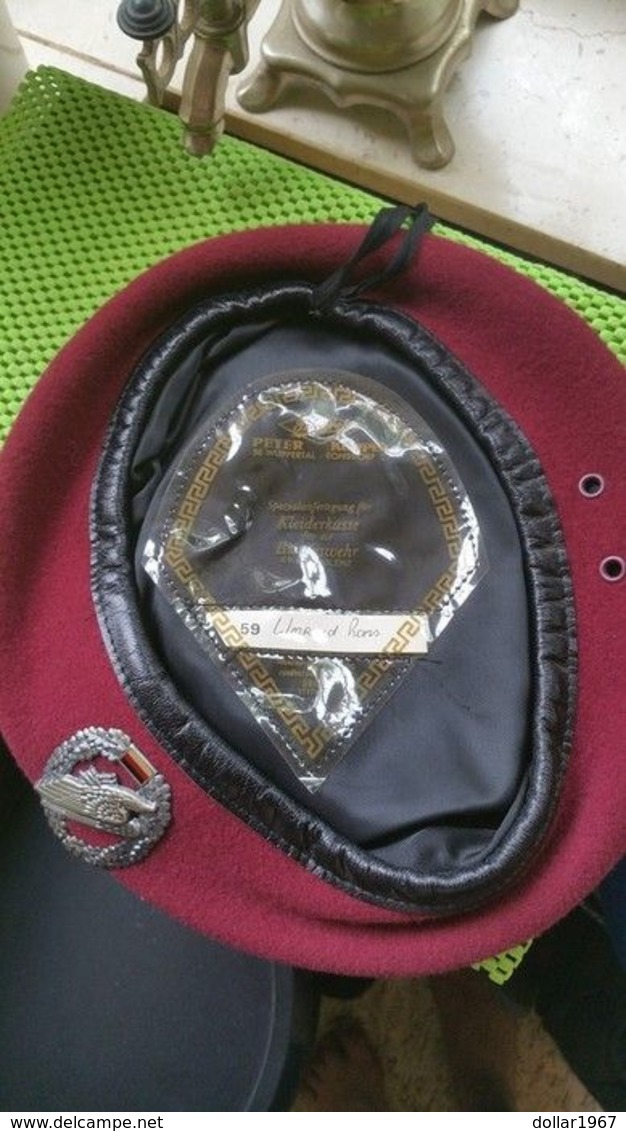 Baret  beret,Cap  - 5 X Verschilende Duitse baretten .