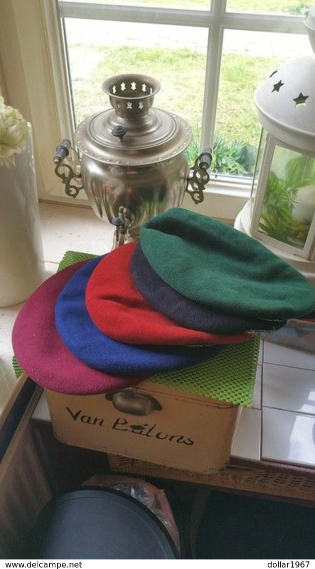 Baret  beret,Cap  - 5 X Verschilende Duitse baretten .