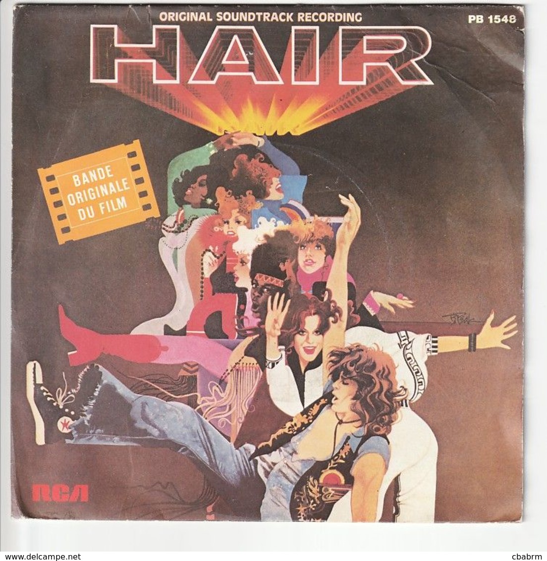 SP 45 TOURS BOF HAIR EASY TO BE HARD 1979 - Filmmusik