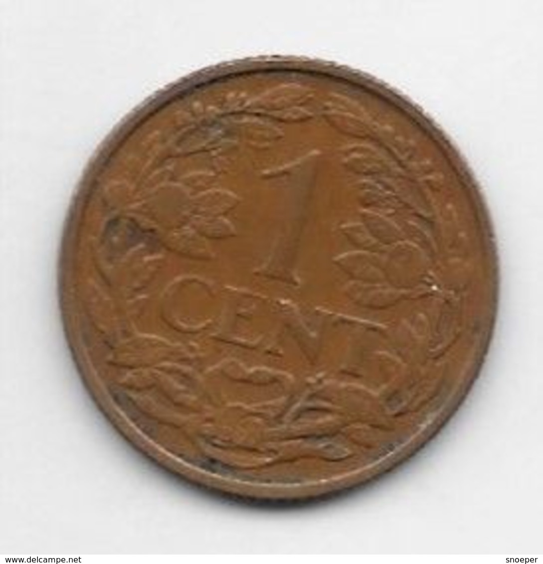 *suriname 1  Cent 1960  Km 10a   Vf+ - Surinam 1975 - ...