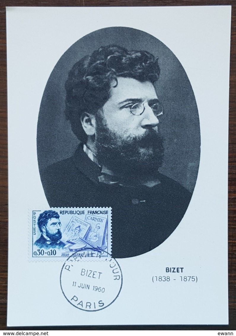 CM 1960 - YT N°1261 - BIZET - PARIS - 1960-1969