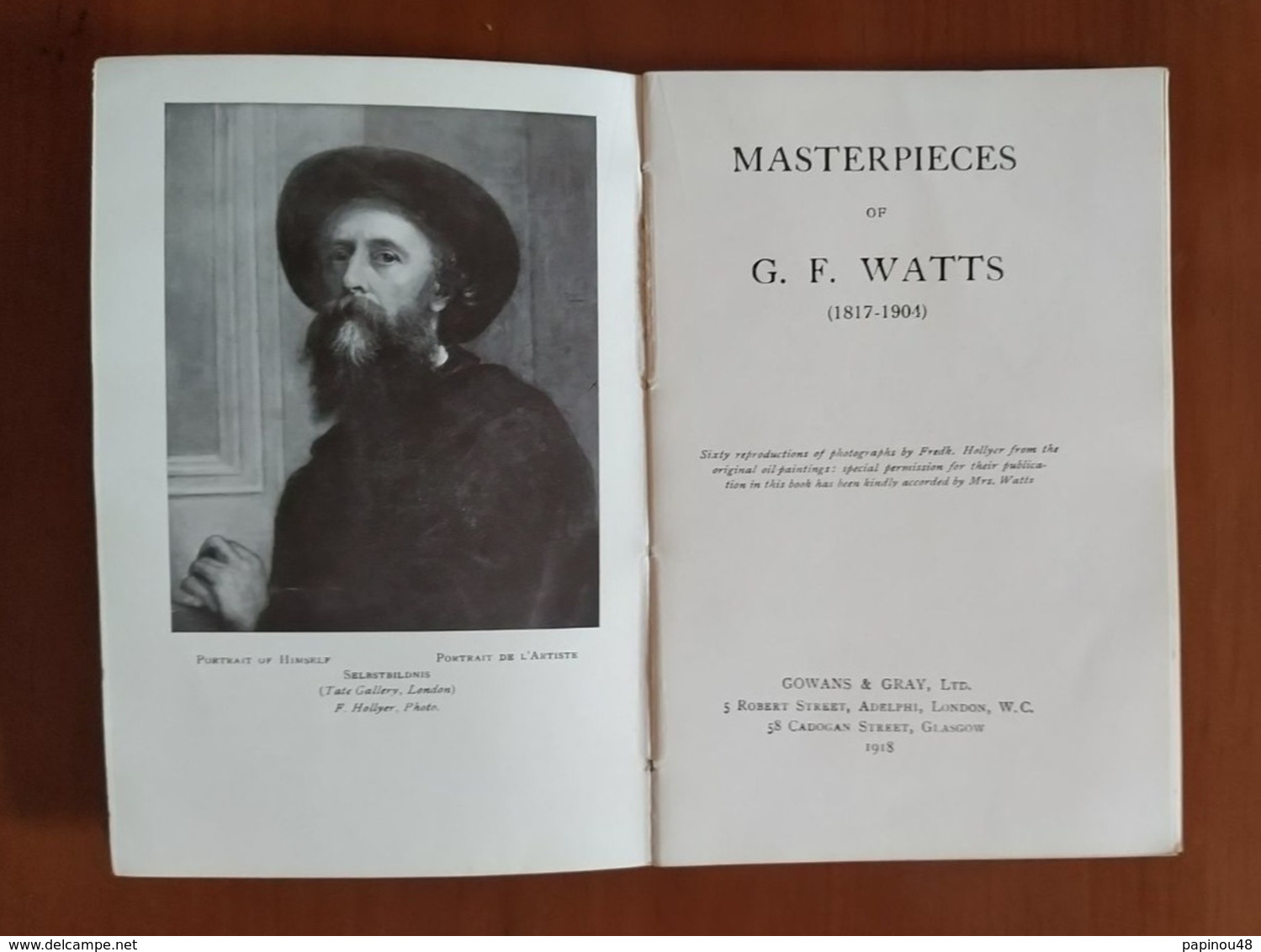 THE MASTERPIECES OF G.F.WATTS 1817-1904 - Schone Kunsten