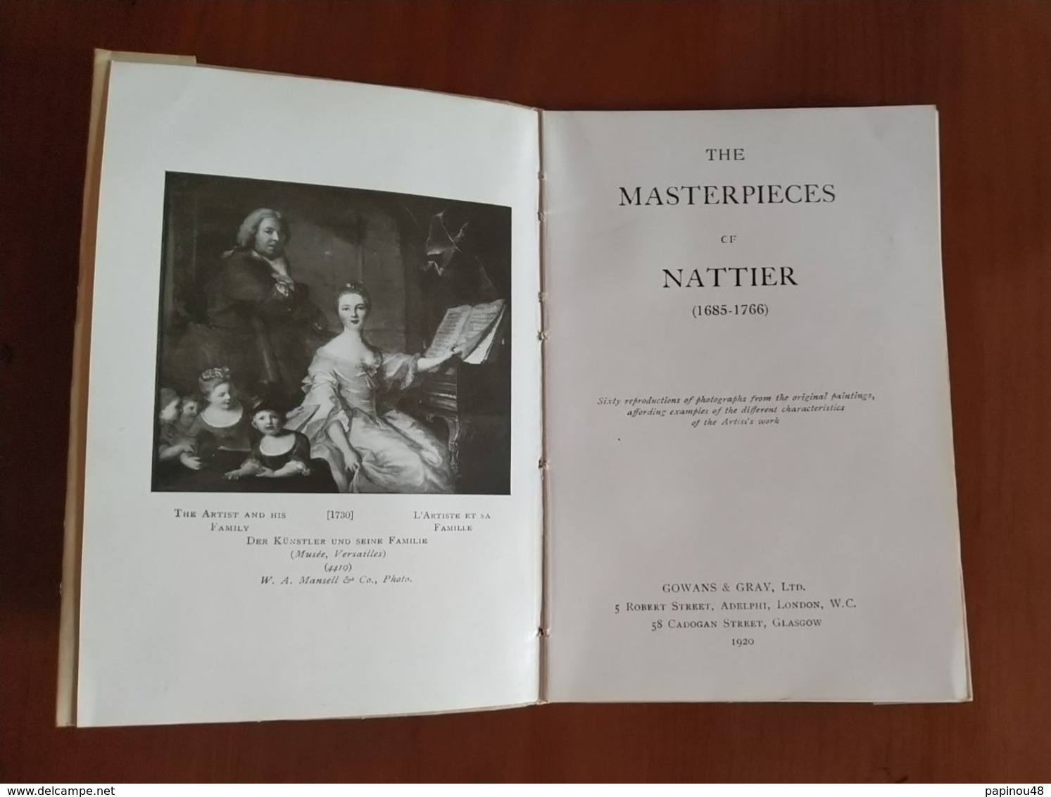 THE MASTERPIECES OF NATTIER 1685-1766 - Schone Kunsten