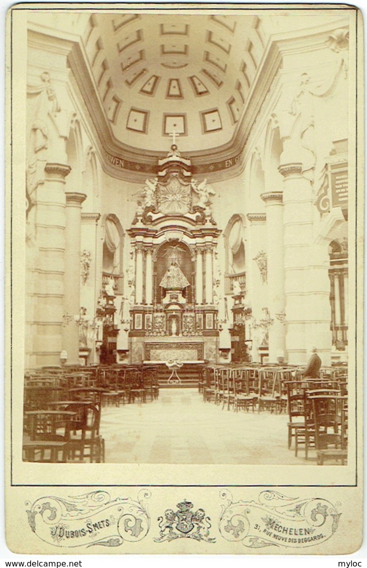 Photo Cabinet. Jubilé O.L.V. Van Hanswyck Te Mechelen, 1888. Foto Dubois-Smets, Malines. - Anciennes (Av. 1900)