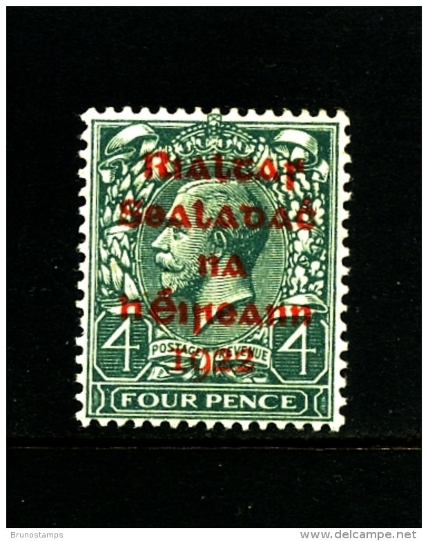 IRELAND/EIRE - 1922  4 D.  OVERPRINTED DOLLARD IN RED  MINT  SG 6a - Nuovi