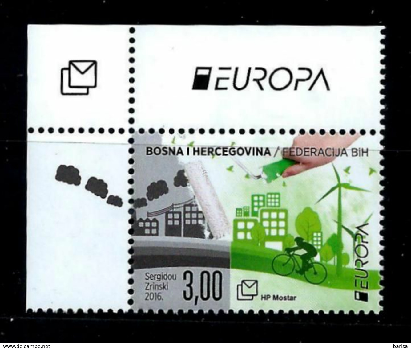 Bosnia And Herzegovina (Cro.Adm.) 2016: Europa - Think Green ** MNH - 2016