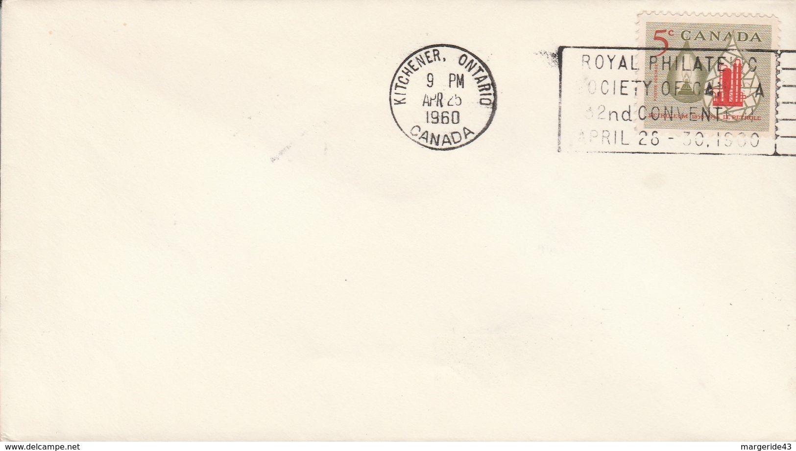 CANADA CONVENTION ROYAL PHILATELIC SOCIETY 1960 - Commemorative Covers